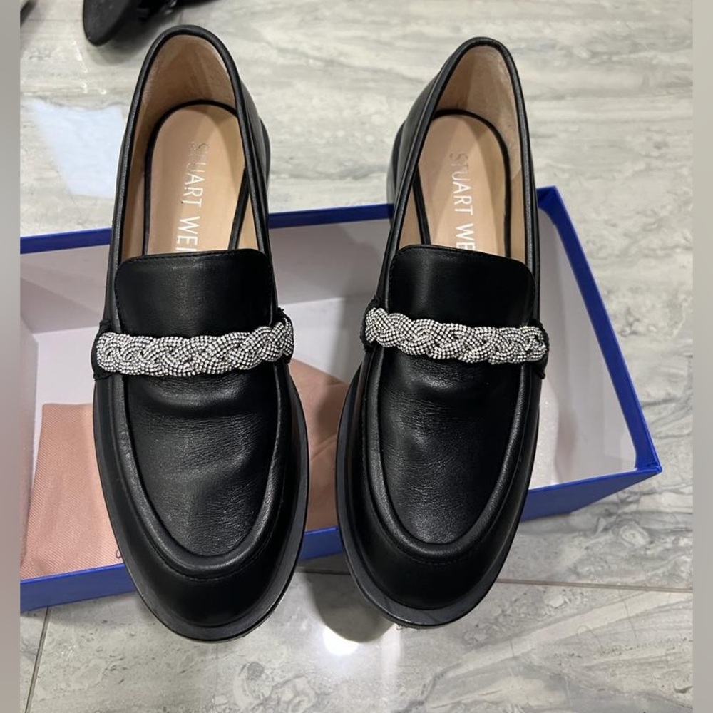 Stuart Weitzman loafers worn once!